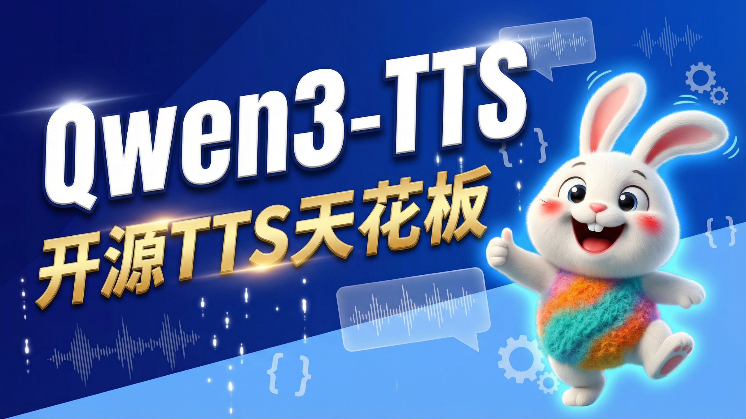 挖到宝了！Qwen TTS WebUI本地部署，免费实现声音克隆+AI配音